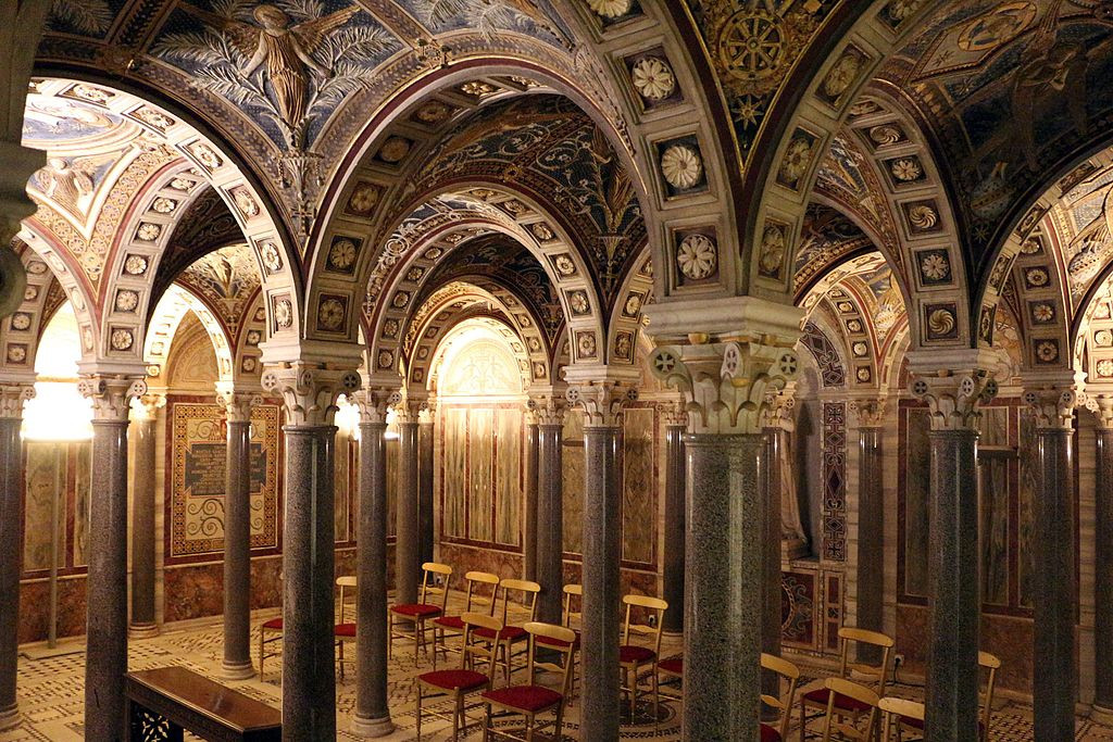 Cripta iglesia santa cecilia